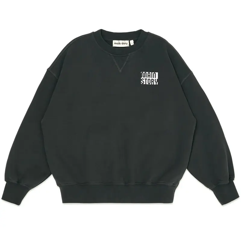 Crew Sweatshirt in Phantom by Main Story