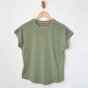 Ease Tee in Matcha by Le Bon Shoppe