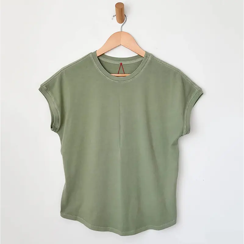 Ease Tee in Matcha by Le Bon Shoppe