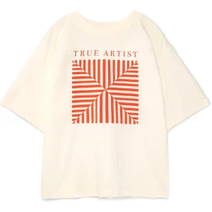 Kaleidoscope T-Shirt in Off White by True Artist