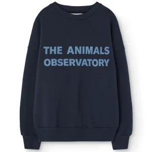 Leo Kid Sweatshirt in Navy by The Animals Observatory