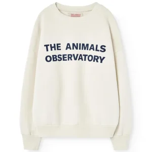 Leo Kid Sweatshirt in White Mouth by The Animals Observatory