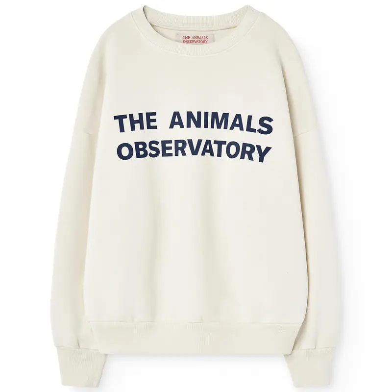 Leo Kid Sweatshirt in White Mouth by The Animals Observatory