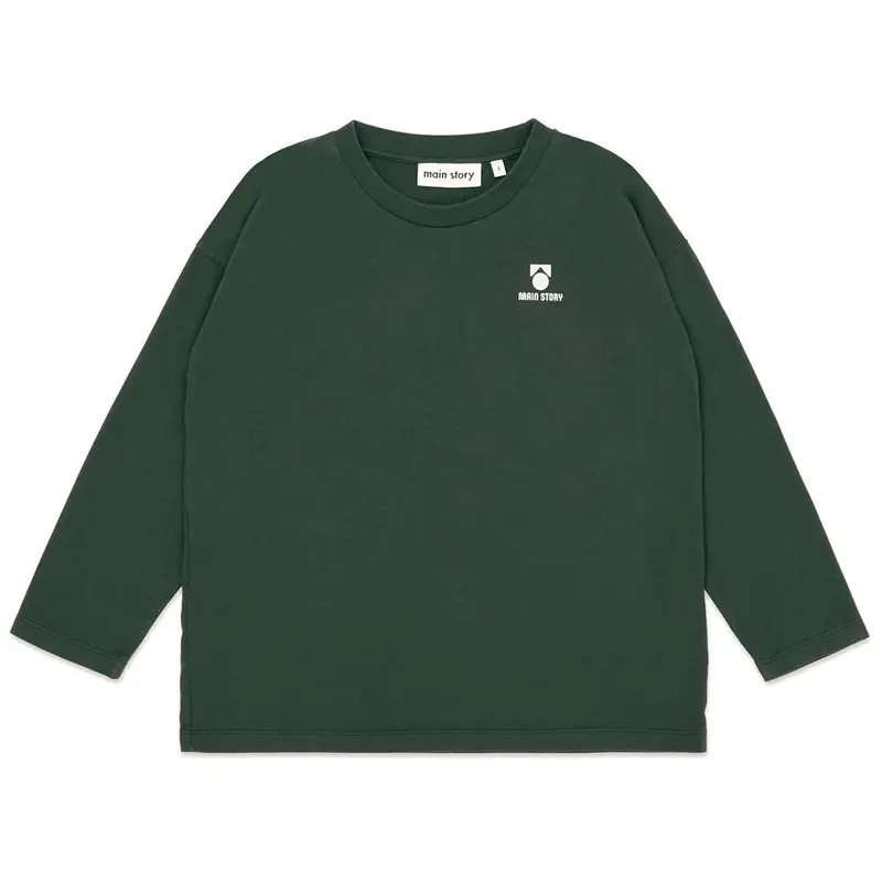 Long Sleeve Tee in Dark Shadow by Main Story