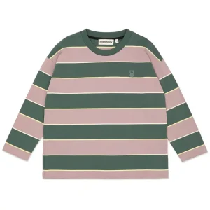 Long Sleeve Tee in Elderberry Stripe by Main Story