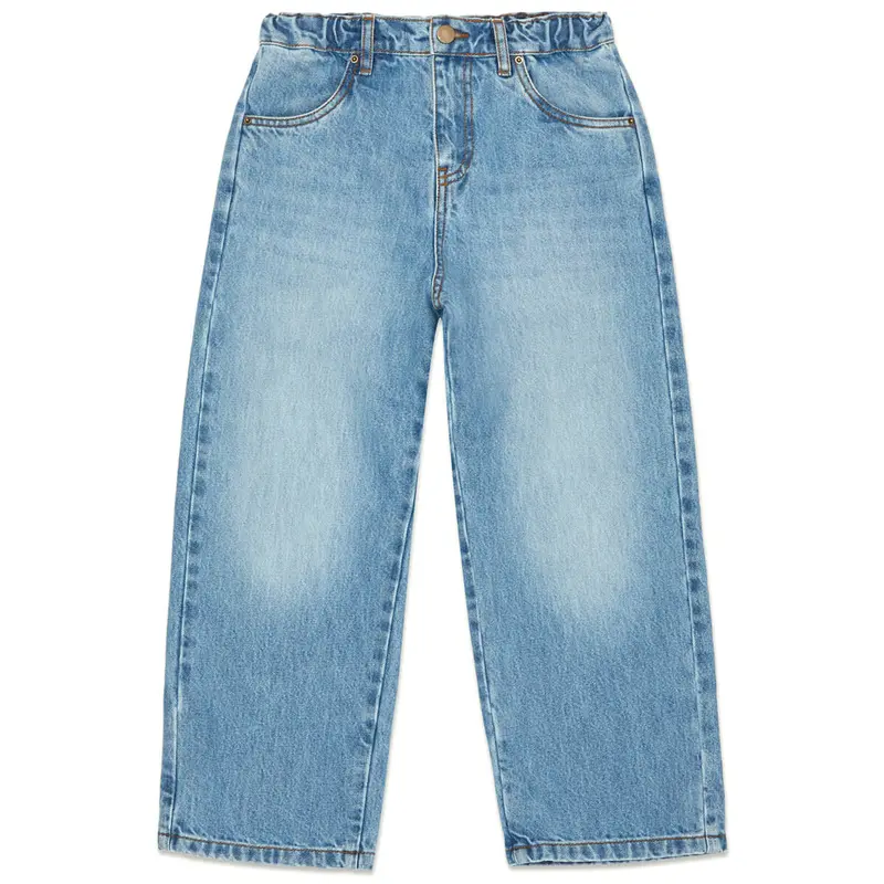 Loose Jean in Semi Fadeout Blue Denim by Main Story