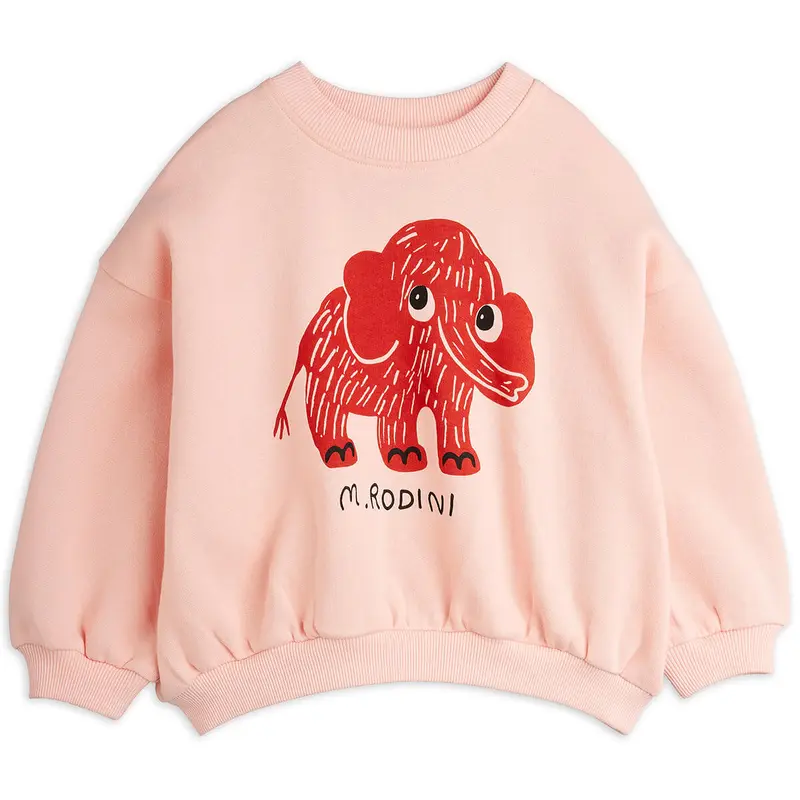 Mammoth Sweatshirt in Pink by Mini Rodini