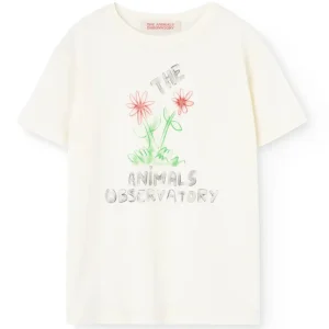 Rooster Kids T Shirt in Raw White by The Animals Observatory