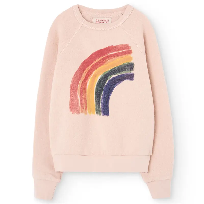 Shark Kid Sweatshirt in Soft Coral by The Animals Observatory