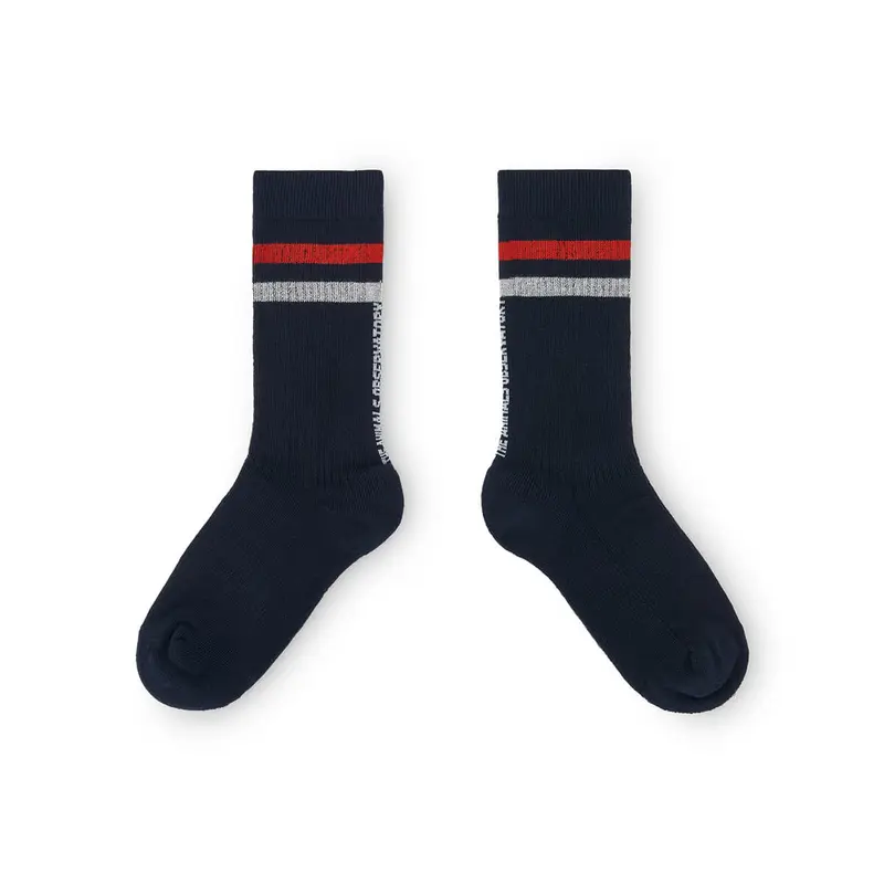 Skunk Kids Socks in Navy by The Animals Observatory