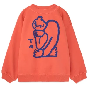 Small Hug Sweatshirt in Red by True Artist