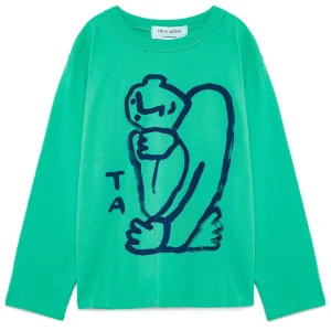 Small Hug T-shirt in Green by True Artist