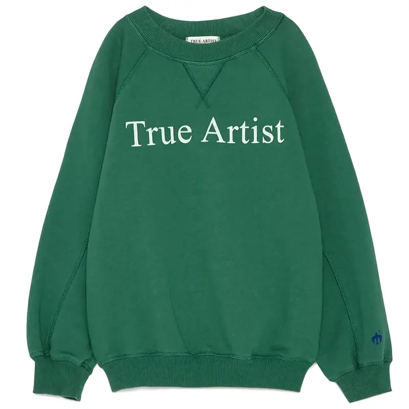 Sweatshirt n01 in Verdant Green by True Artist