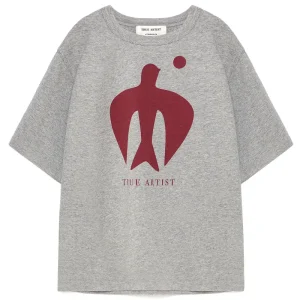 T-shirt n05 in Melange Grey by True Artist