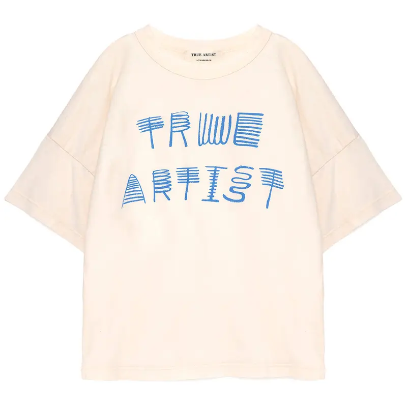 T-shirt n1 in Ivory White by True Artist