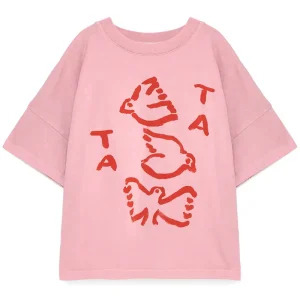 T-shirt n17 in Dusty Pink by True Artist