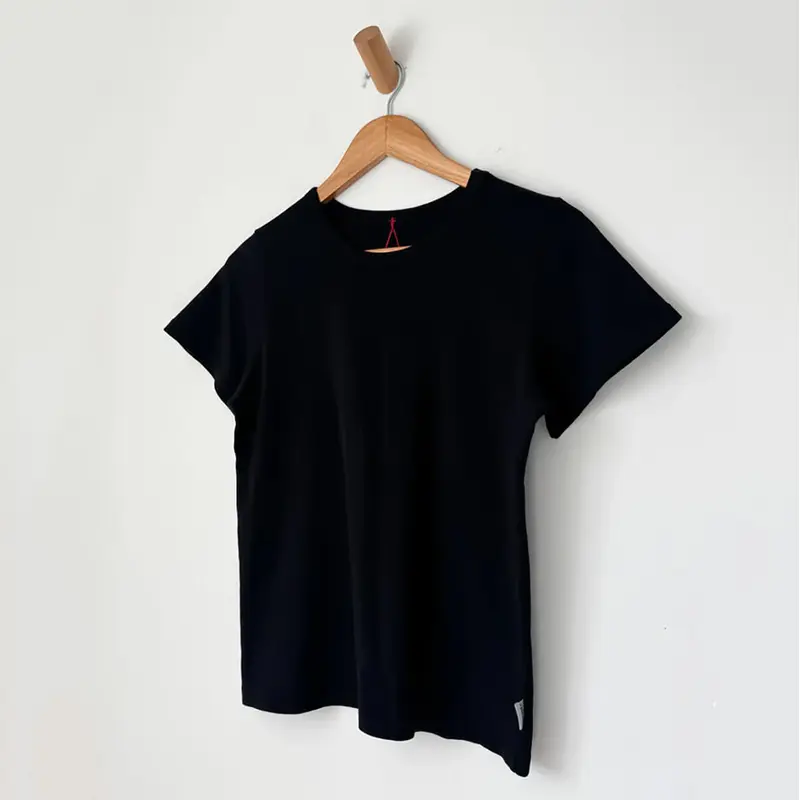 The Go To Tee in True Black by Le Bon Shoppe
