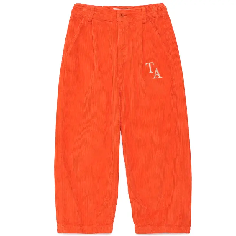 Trousers n1 in Persimmon Orange by True Artist