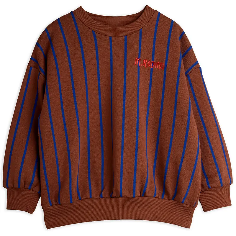 Vertical Stripe AOP Sweatshirt by Mini Rodini