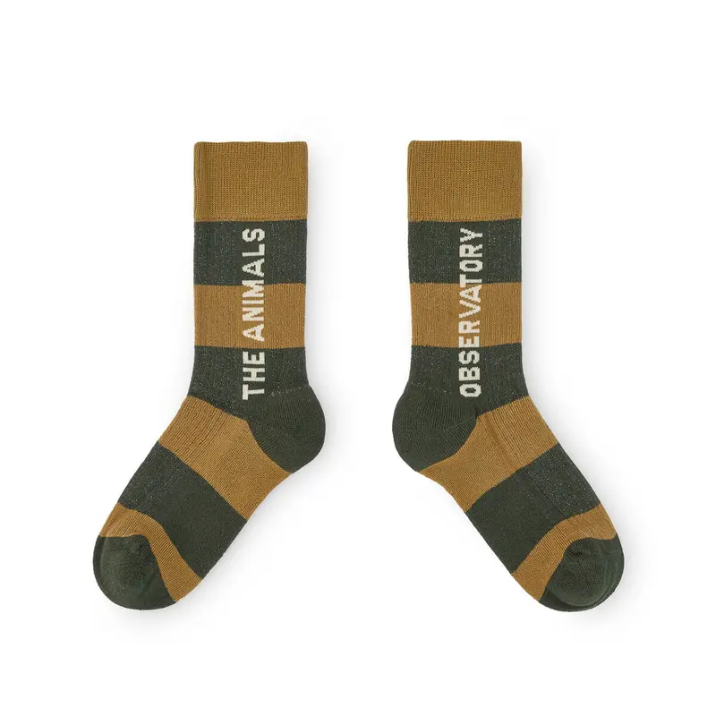Worm Kids Socks in Brown by The Animals Observatory