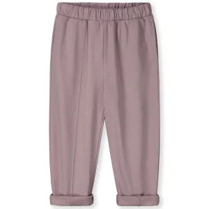 Barrel Leg Joggers in Berry by Gray Label