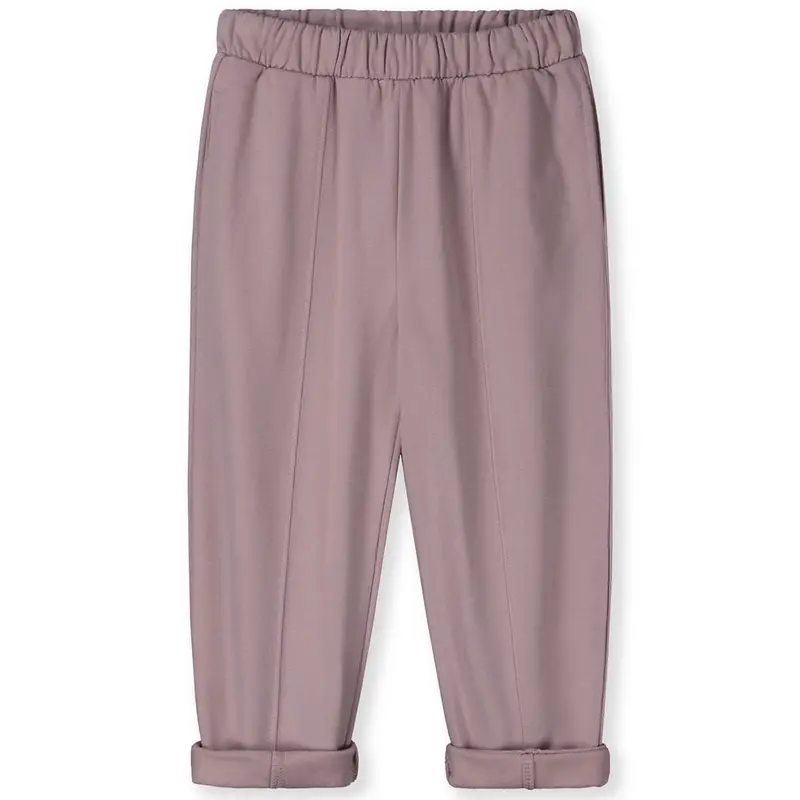 Barrel Leg Joggers in Berry by Gray Label