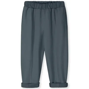 Barrel Leg Joggers in Blue Grey by Gray Label