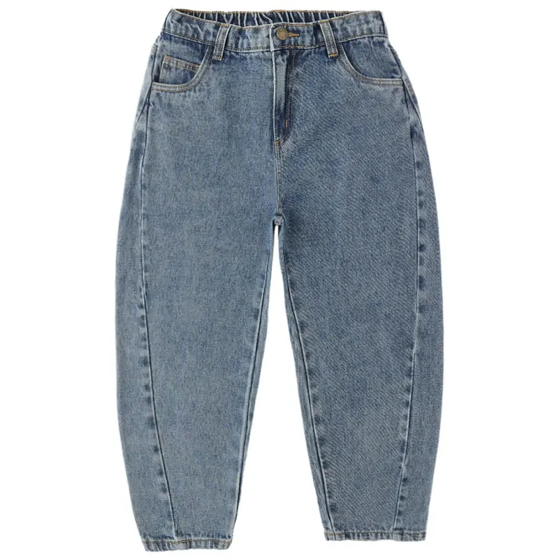 Barrel Pant in Indigo Denim by Rylee & Cru