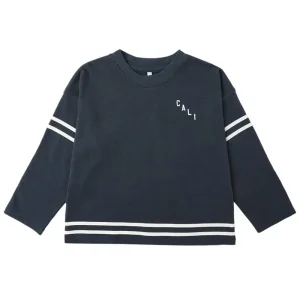 Camden Long Sleeve Tee in Navy by Rylee & Cru