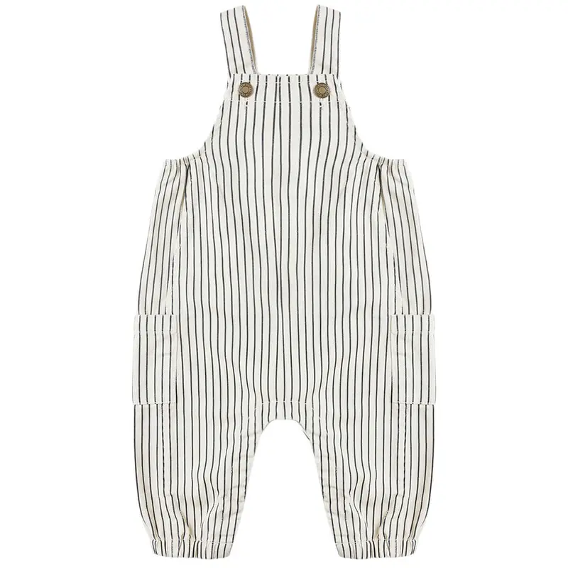 Cargo Overall in Navy Pinstripe by Rylee & Cru