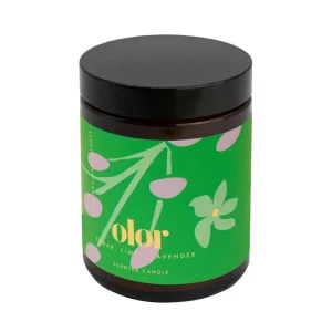 Cedar, Lime & Lavender Jar Candle by Olor