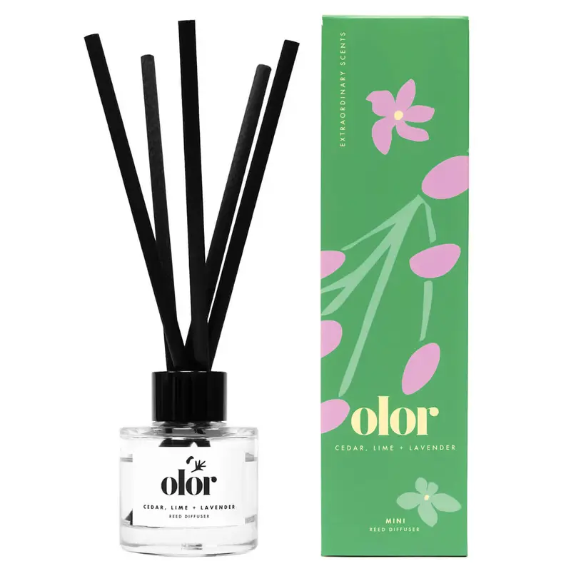 Cedar, Lime & Lavender Reed Diffuser by Olor
