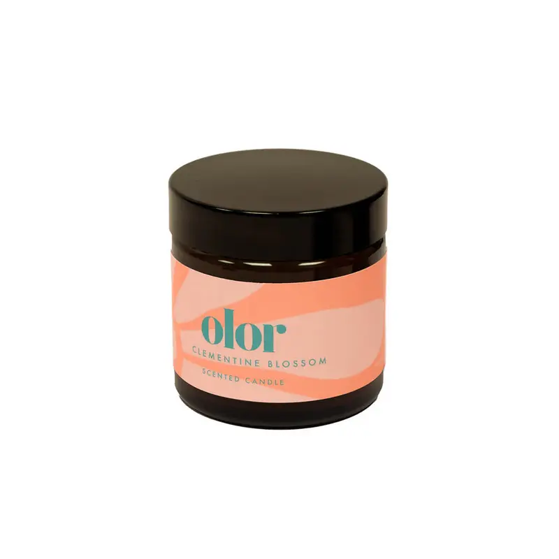 Clementine Blossom Mini Jar Candle by Olor