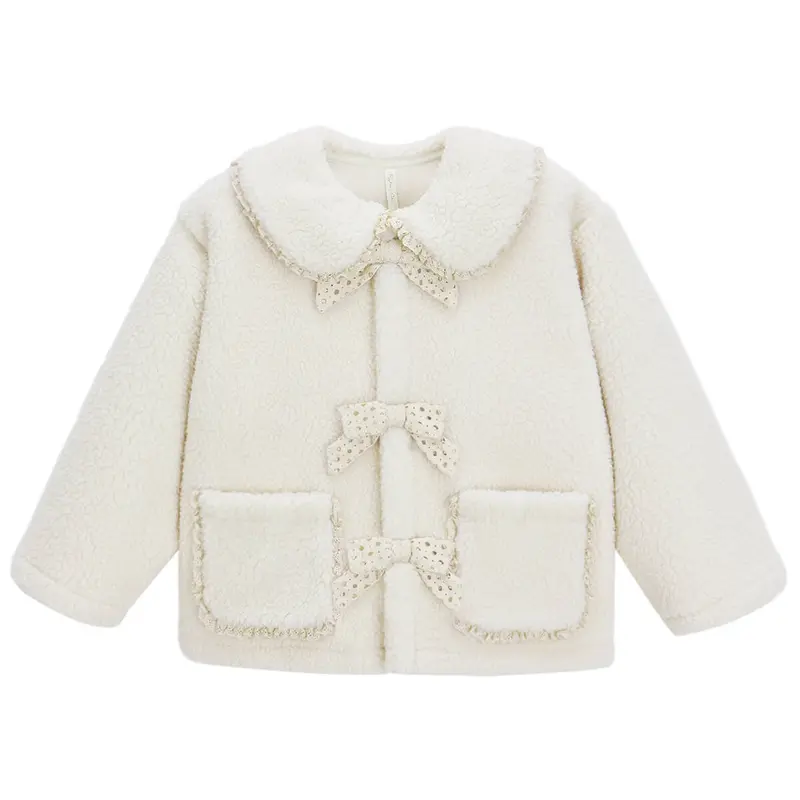 Collared Coat in Natural by Rylee & Cru