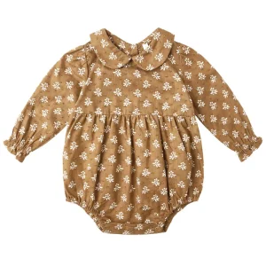 Cora Romper in Golden Fleur by Rylee & Cru