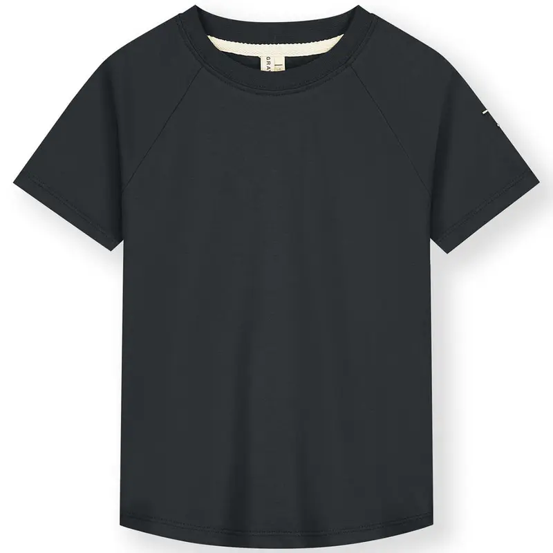Crewneck Tee in Pirate Black by Gray Label