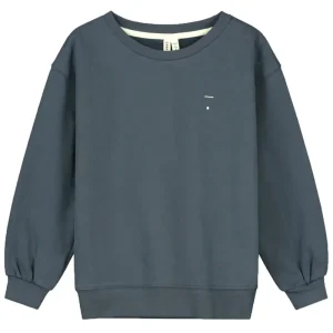 Dropped Shoulder Sweatshirt in Blue Grey by Gray Label