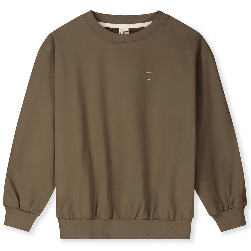 Dropped Shoulder Sweatshirt in Woody by Gray Label