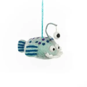 Finnigan The Angler Fish Hanging Decoration by Felt So Good