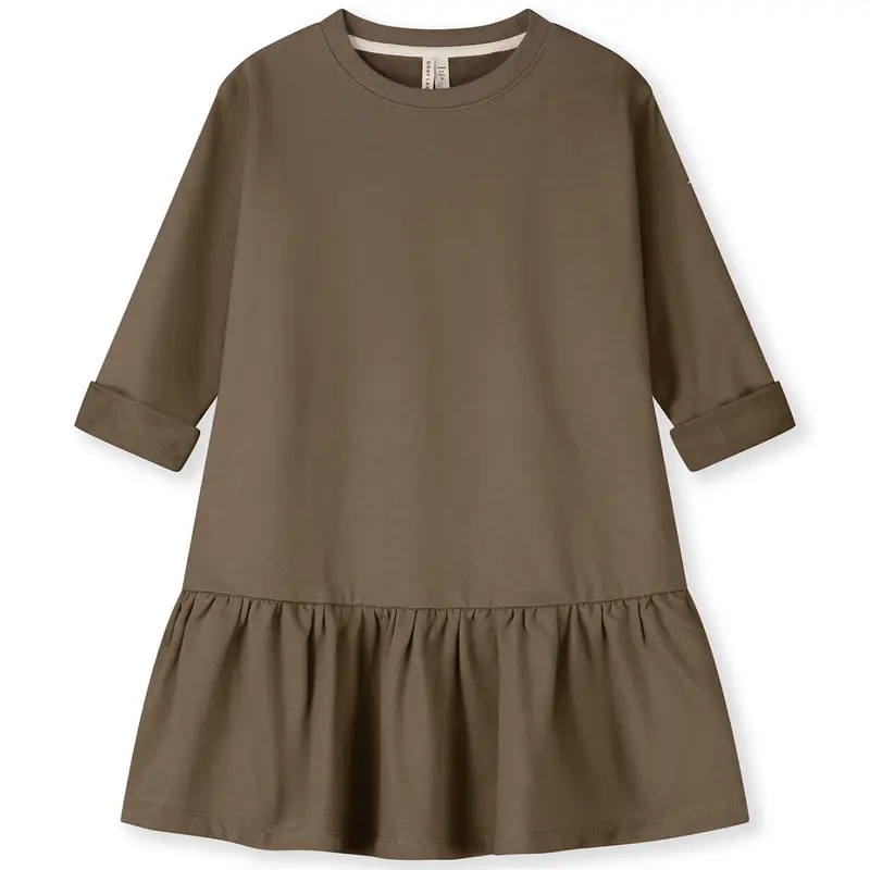 Frill Dress in Woody by Gray Label