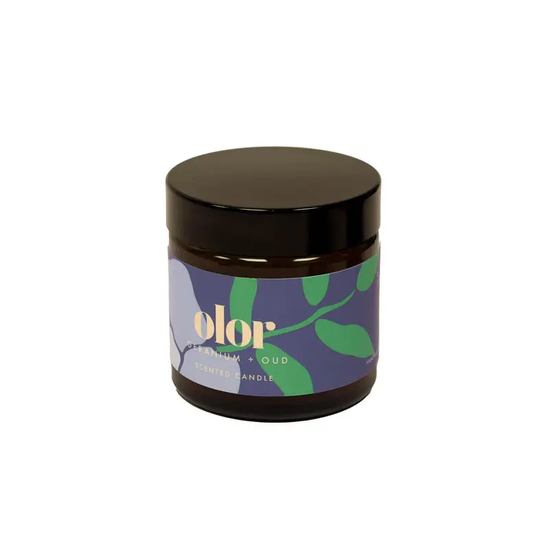 Geranium & Oud Mini Jar Candle by Olor