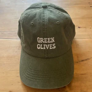 Green Olives Baseball Cap by The Silver Spider
