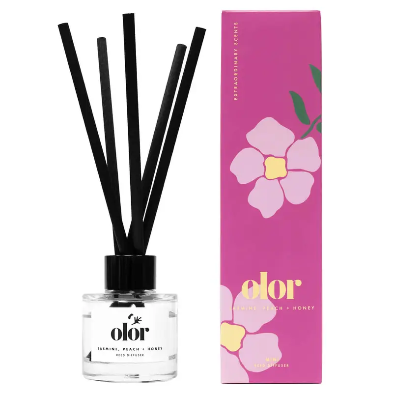 Jasmine, Peach & Honey Reed Diffuser by Olor