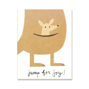 Jump For Joy Mini Greetings Card by Lisa Jones Studio