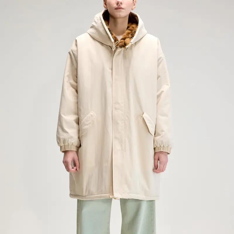 Laos Hooded Parka in Natural by Bellerose