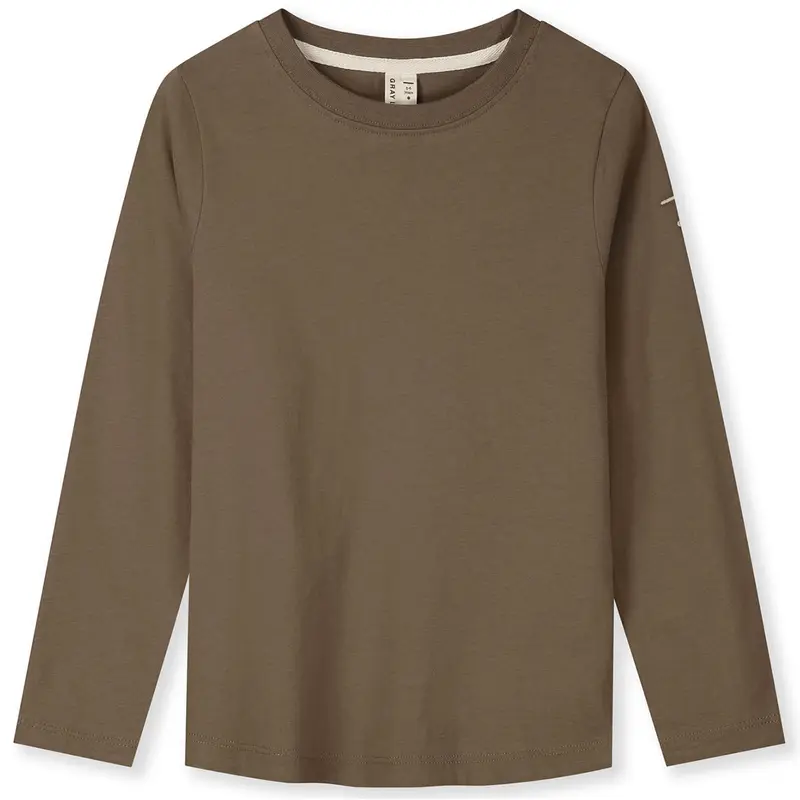 Long Sleeve Tee in Woody by Gray Label