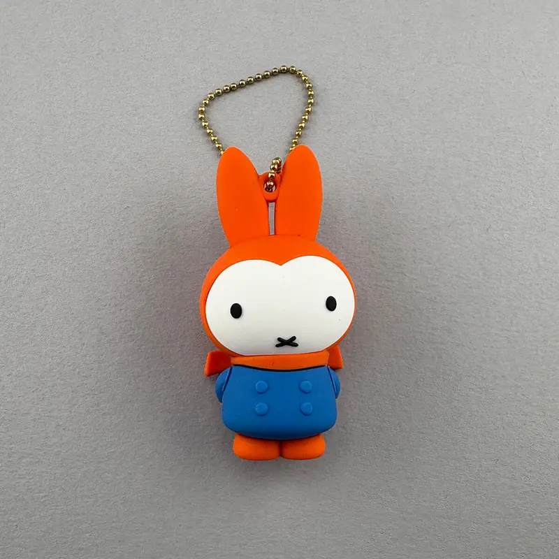 Miffy In Snowsuit Rubber Keyring by Miffy Japan