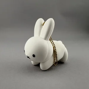 Miffy Laying Down Rubber Keyring by Miffy Japan