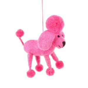 Perez The Poodle Hanging Decoration by Felt So Good