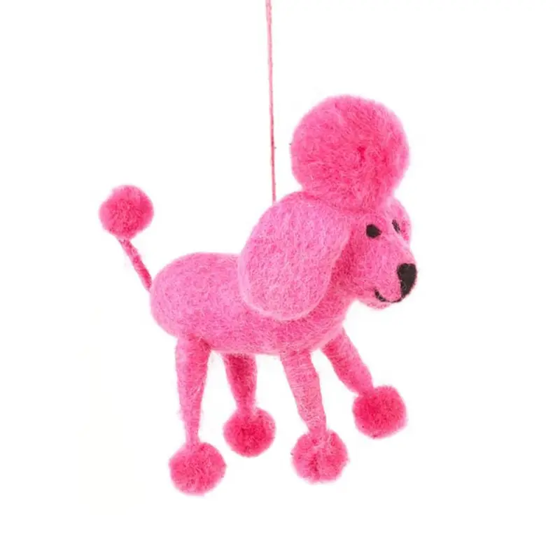 Perez The Poodle Hanging Decoration by Felt So Good